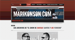 Desktop Screenshot of marikonson.com